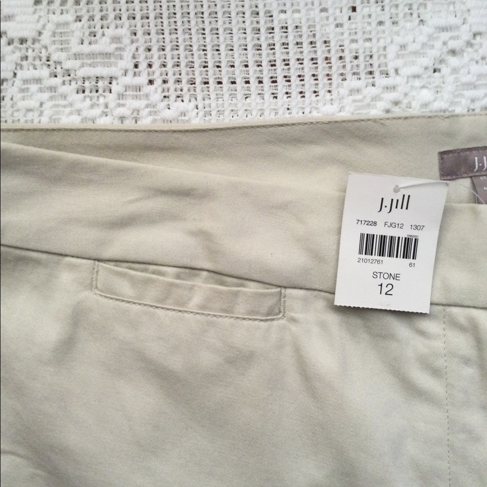 J.Jill Women's Stretch Crop Pants Size 12 - Picture 5 of 9